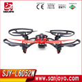 HOT &amp; NEW Li Shi Brinquedos 2.4G 4CH 6-Axis RC UFO Aeronave Com luz e Câmera SJY-L6052W levou